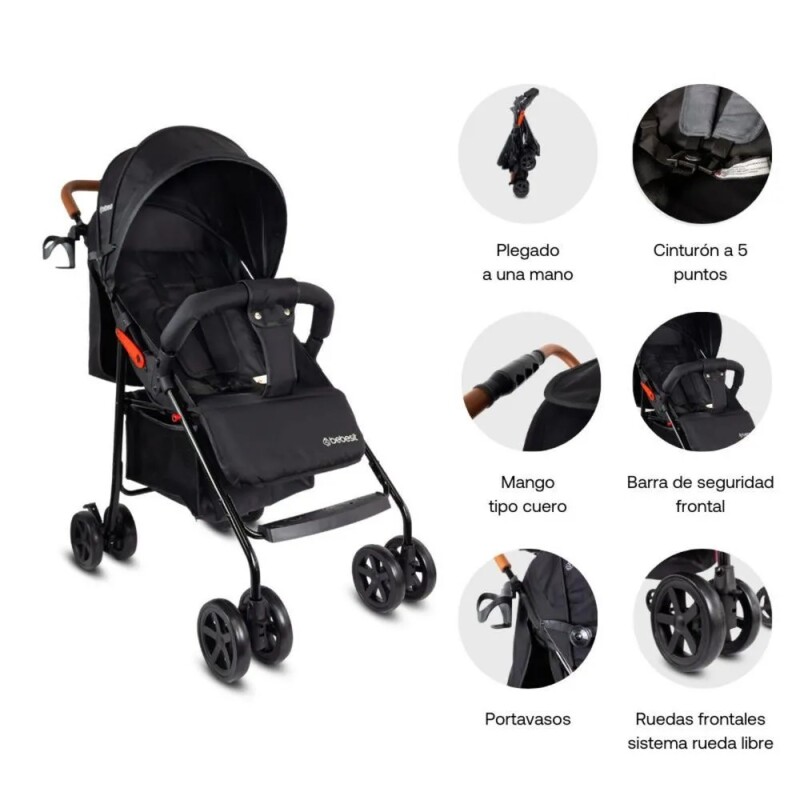 Coche Monaco Bebesit - Negro Coche Monaco Bebesit - Negro