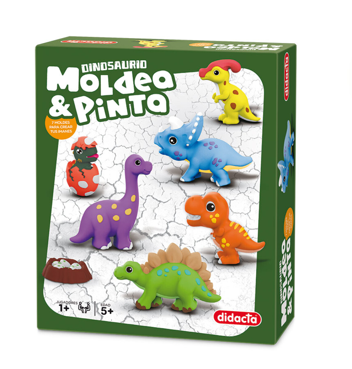 Juego Infantil Moldea y Pinta Dinosaurios 