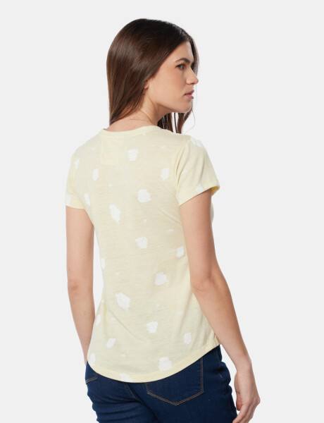 REMERA ESTAMPADA Amarillo