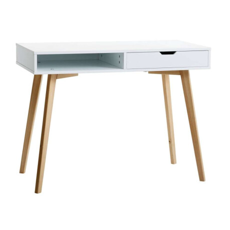Escritorio TAMHOLT 50x100 blanco/natural Blanco/natural