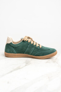 Zapatilla Gamuza Verde