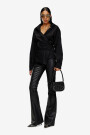 BOLSO 1DR TEJIDO BRILLANTE Negro