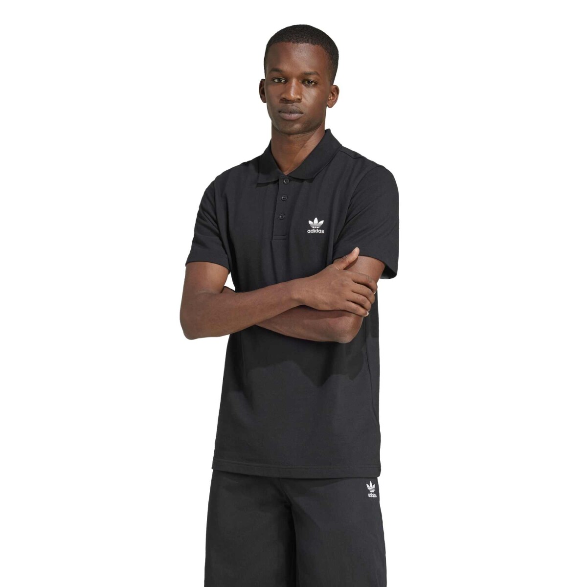 Remera Adidas Polo de Hombre - JD2439 - Negro 