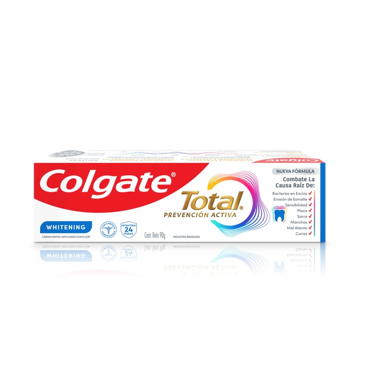Pasta De Dientes Colgate Total Whitening 90 Grs. 