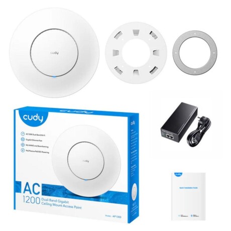 Access Point Cudy Wifi AC1200 con Inyector Poe 001