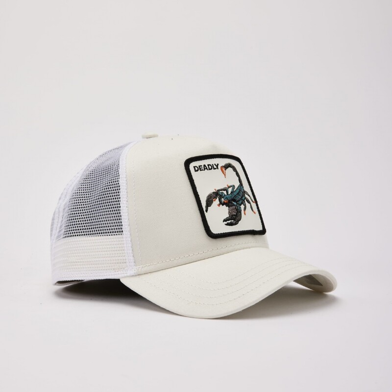 Gorra Goorin Bros Trucker Baseball - The Deadly Scorpion Crema