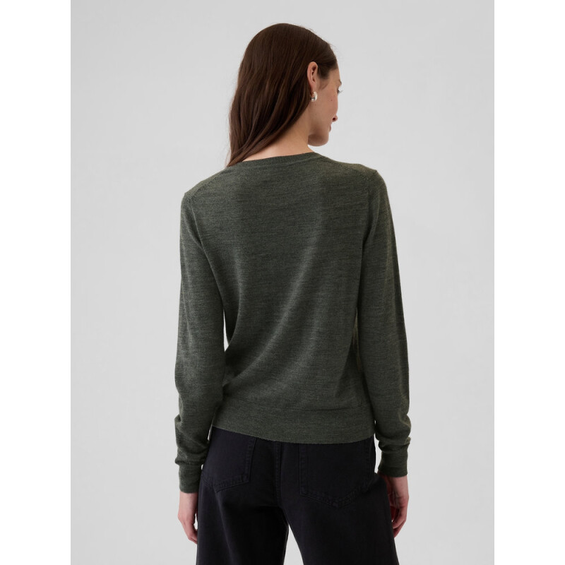 MERINO PULLOVER B50 CHARCOAL HEATHER