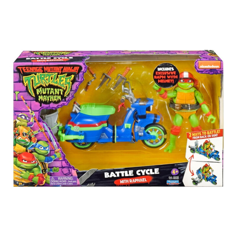 Ciclo de batalla mutante de caos con figura exclusiva de Rafael Ciclo de batalla mutante de caos con figura exclusiva de Rafael