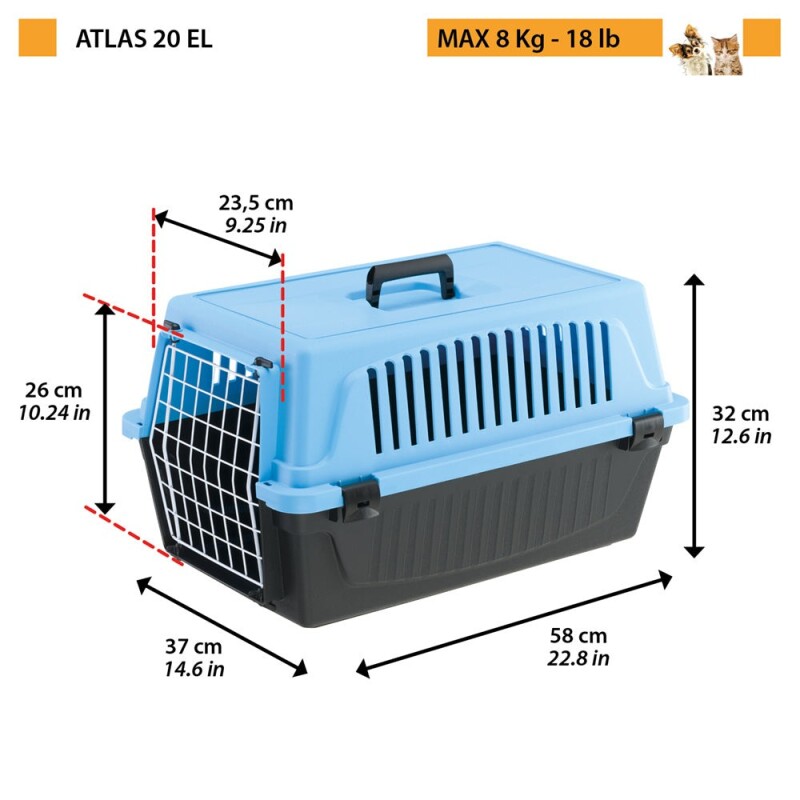 TRANSPORTADORA ATLAS 20 CELESTE