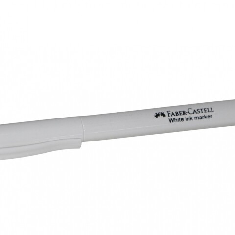 MARCADOR PERMANENTE COLOR BLANCO FABER CASTELL MARCADOR PERMANENTE COLOR BLANCO FABER CASTELL