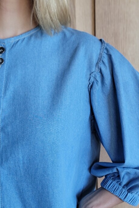 Camisa Melón Denim Celeste