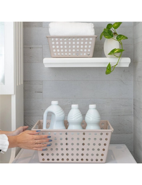 CESTO PLASTICO 4.4L 28,8X19,1X12,3CM LIGHT GRAY CESTO PLASTICO 4.4L 28,8X19,1X12,3CM LIGHT GRAY