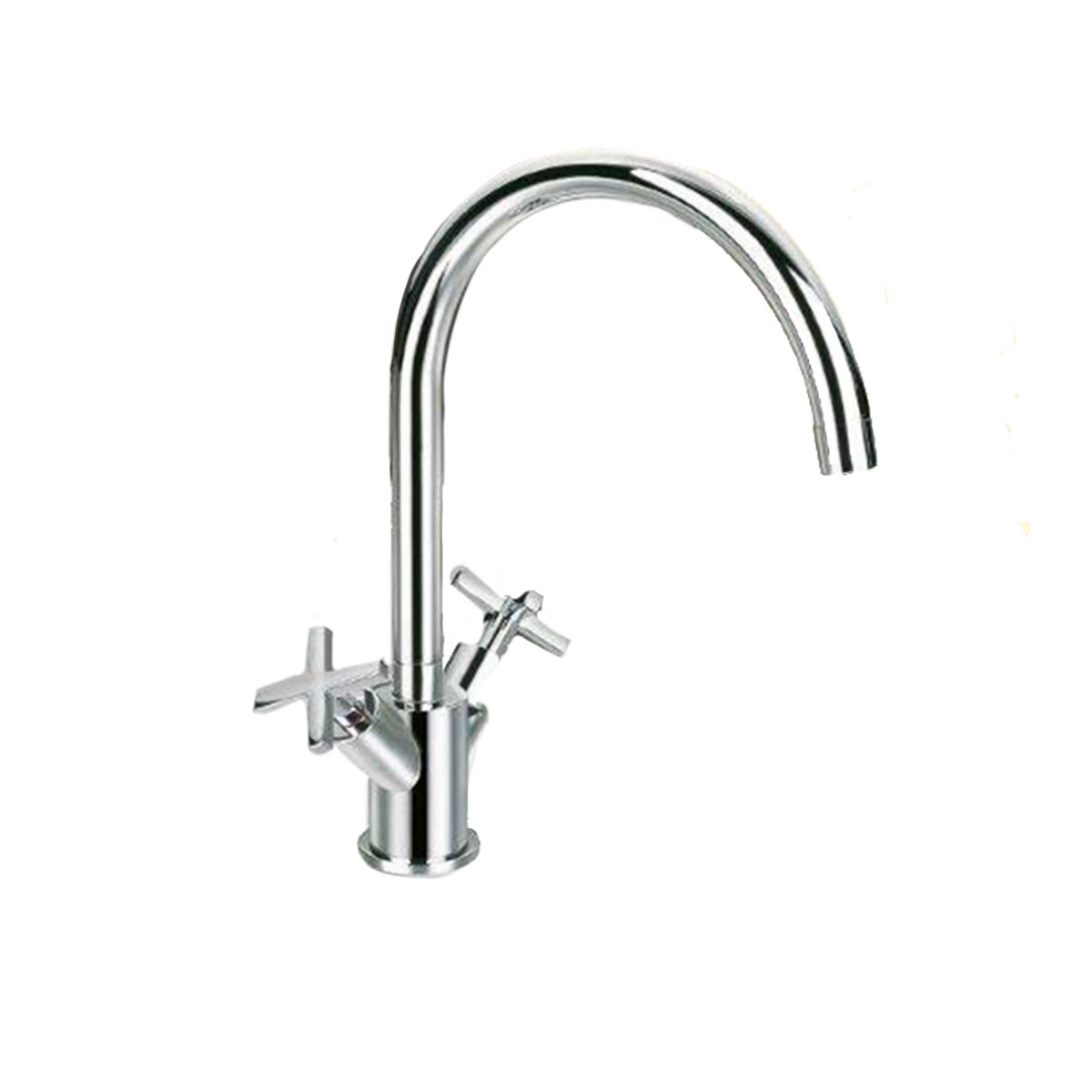 Griferia Cocina Bimando En Cromo 