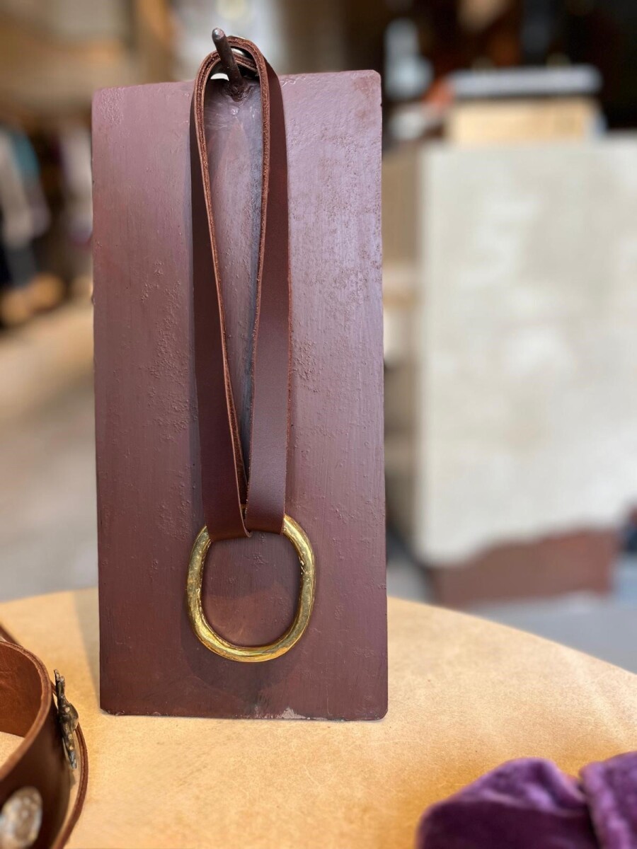 Big Oval Necklace - Chocolate 