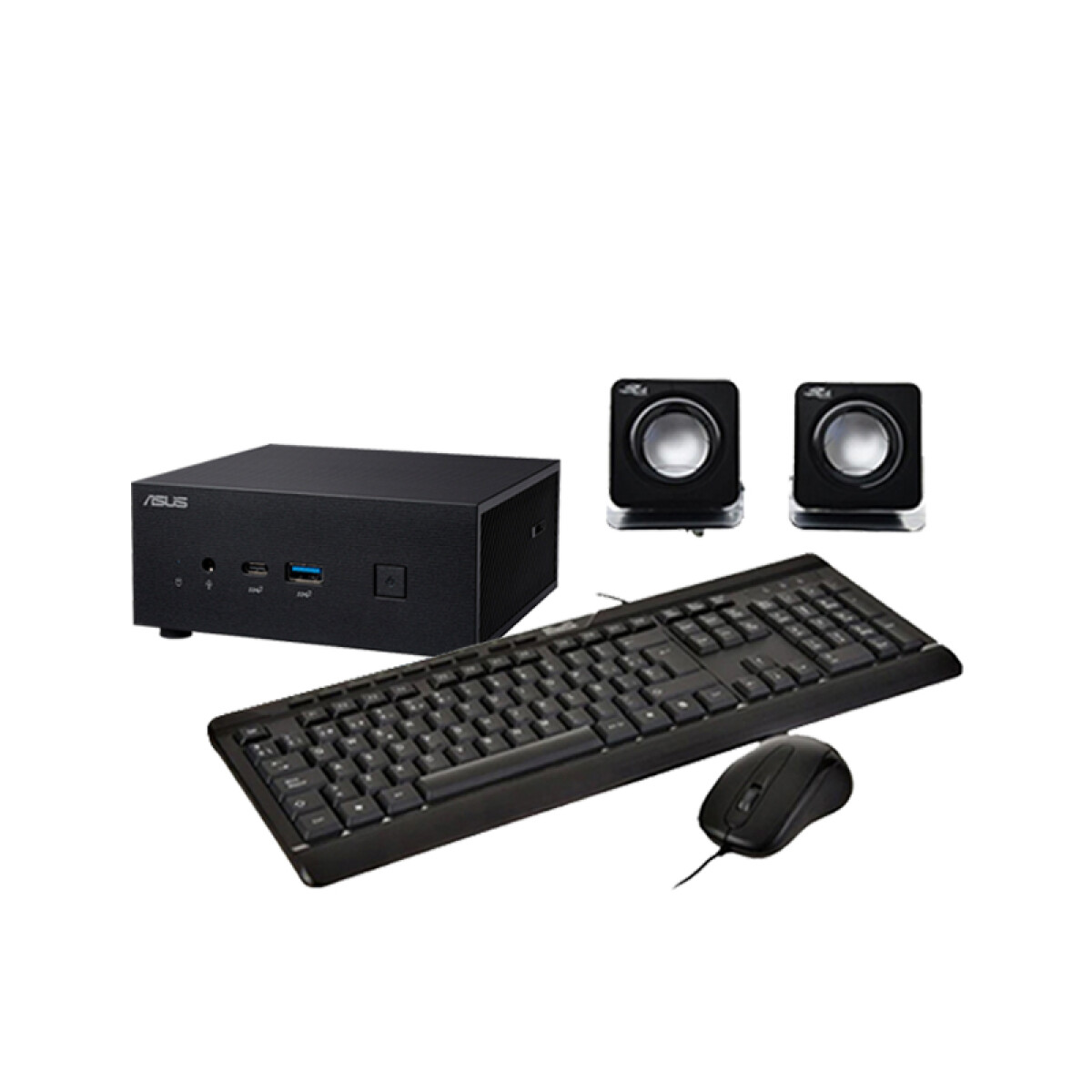 MiniPC Asus PN41-S1. Intel Celeron N4505. RAM 8GB. Disco Sólido 128GB + Disco Duro 500GB. 