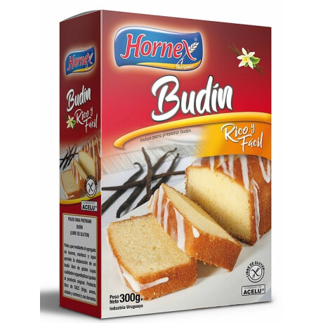 HARINA PREMEZCLA PARA PREPARAR BUDIN HORNEX 300 GRS HARINA PREMEZCLA PARA PREPARAR BUDIN HORNEX 300 GRS