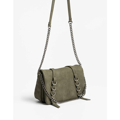 Bandolera Con Cadenas Verde Oliva
