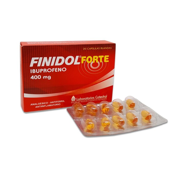 FINIDOL FORTE 400 MG. CJ X 20 CÁPS. BLAN única