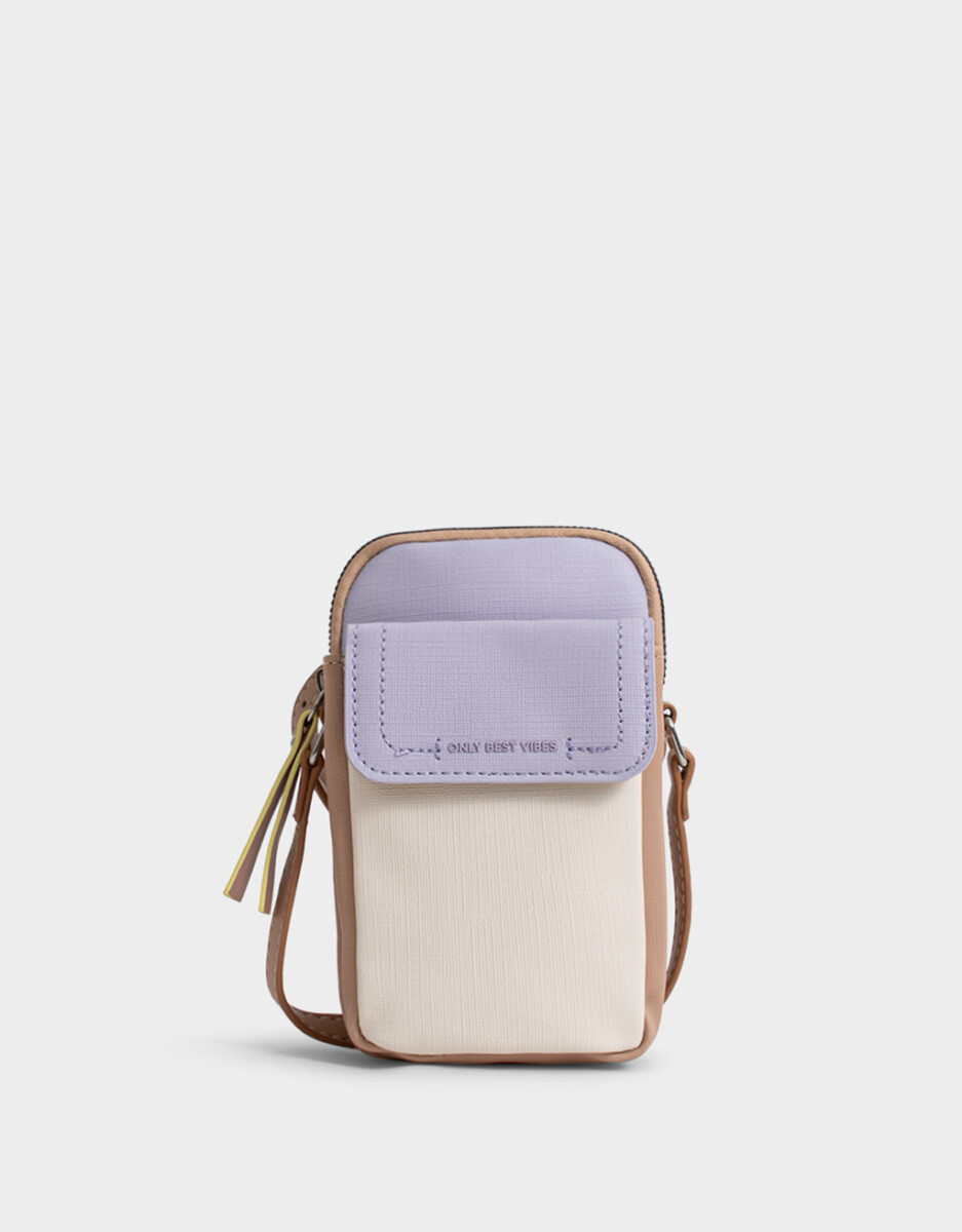 Pouch De Cuerina Con Solapa 