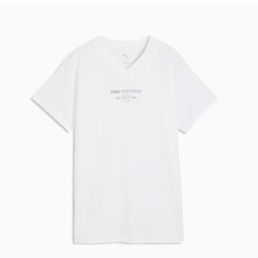 Remera de Mujer Puma Class Standard Tee Blanco