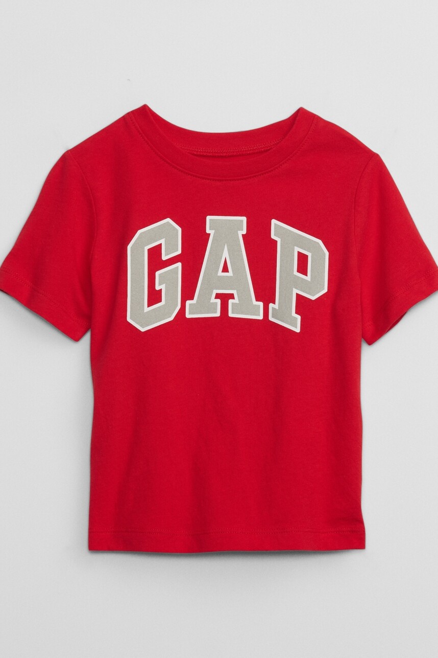 Remera Logo Gap Manga Corta Toddler Niño Red Wagon