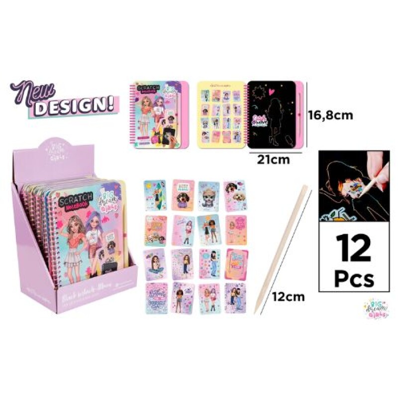 Cuaderno scratch big dream girls Cuaderno Scratch Big Dream Girls