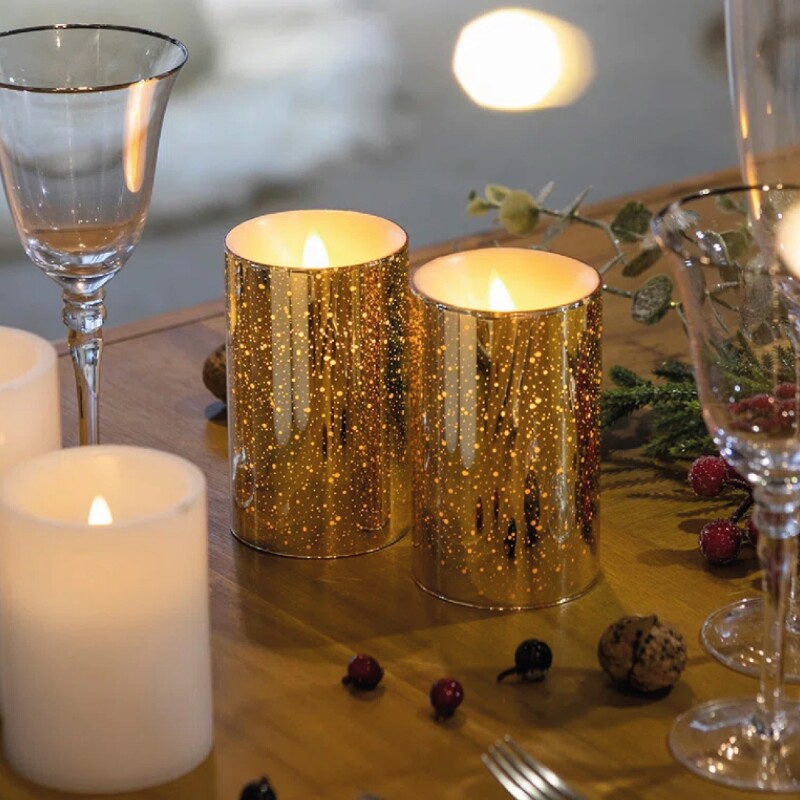 VELAS LED BAJAS 2PCS C/TIMER 7.5x7.5x13CM VELAS LED BAJAS 2PCS C/TIMER 7.5x7.5x13CM