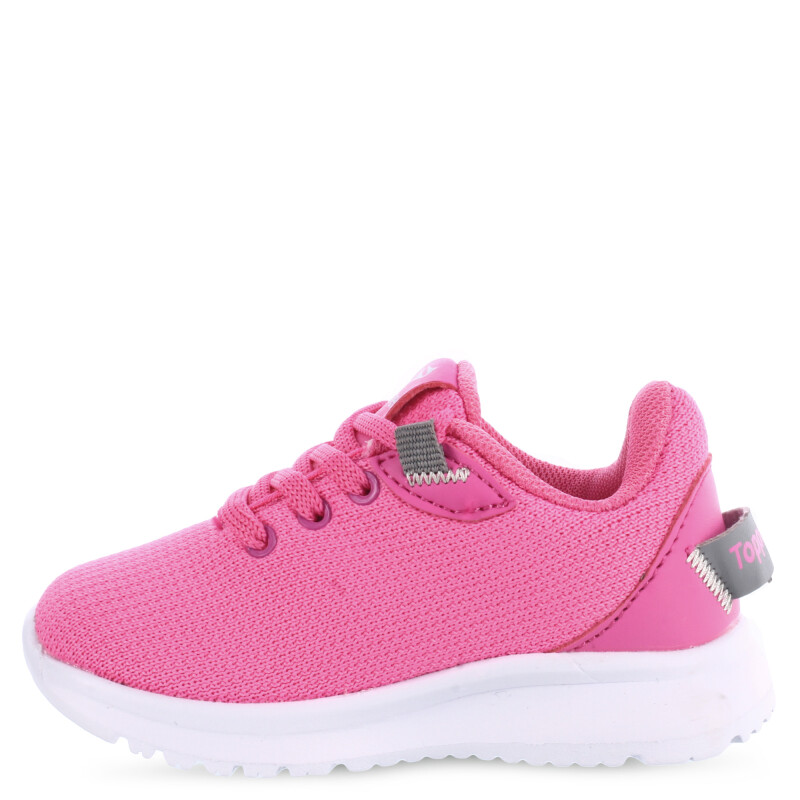 Championes de Niños Topper Lambi Bebe Fucsia - Gris