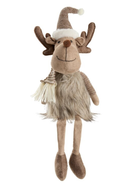 Reno navideño ANGELIT 40 cm marrón Reno navideño ANGELIT 40 cm marrón
