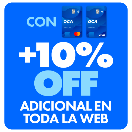 OCA 10%OFF en toda la web