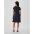 V-FRCH LOGO DRESS TAPESTRY NAVY