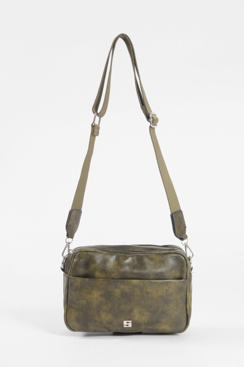 Bandolera pequeña dos piezas verde