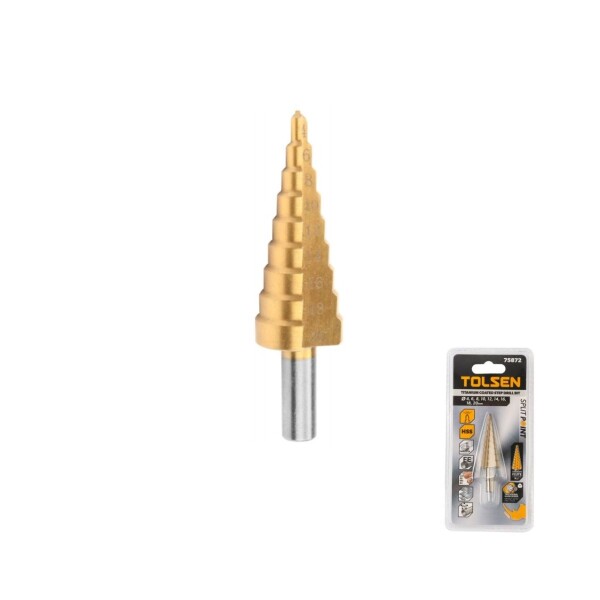 MECHA ESCALONADA R/TITANIU 4-12MM TOLSEN Mecha Escalonada R/titaniu 4-12mm Tolsen