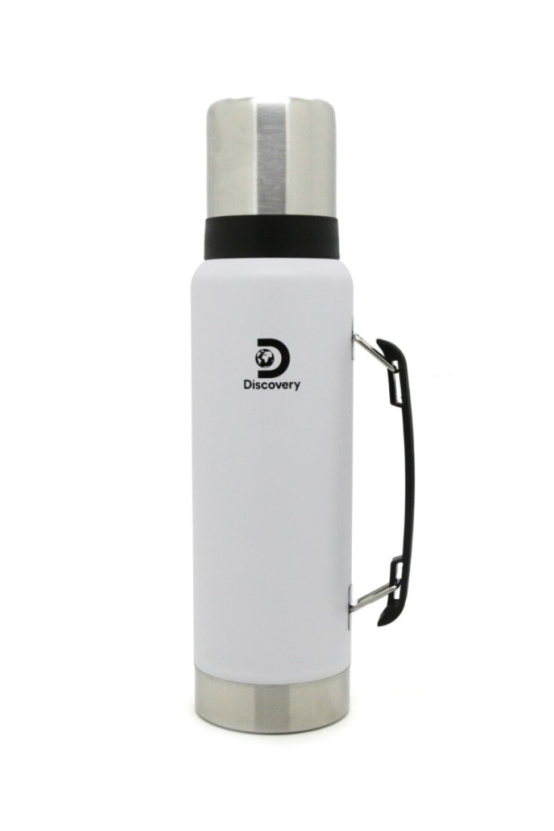 Termo 1.3 L doble Acero - Discovery Blanco