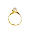 Anillo Solitario-Oro bajo-Perla española-AN8164 conperla