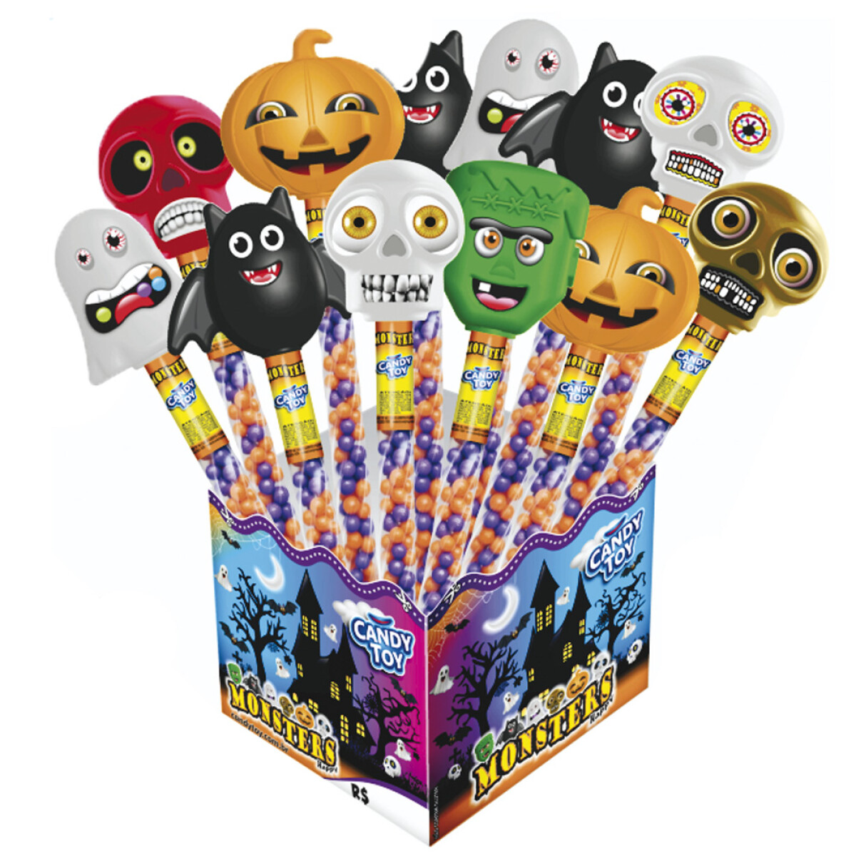 PASTILLAS CANDY TOY 15grs 20 unidades - Surtido Halloween 