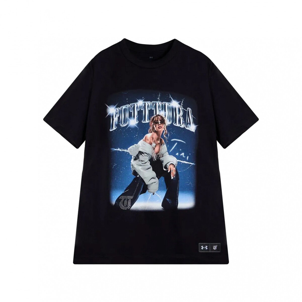 REMERA UNDER ARMOUR X TINI FUTTTURA - Black 