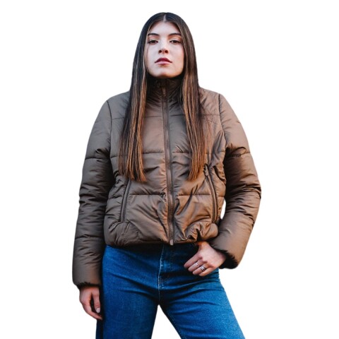 CAMPERA PUFFER ELI S-XL MARRON