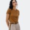 BLUSA MM FEM MARROM ESCURO
