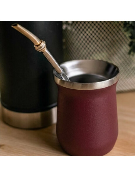 MATE 230ML ACERO INOXIDABLE GRANATE MATE 230ML ACERO INOXIDABLE GRANATE