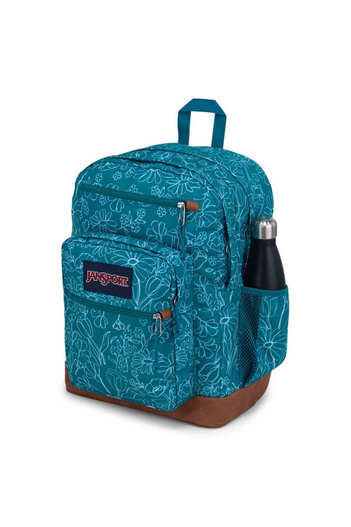 Mochila Portalaptop Cool Student - Unisex Delightful Daisies Green