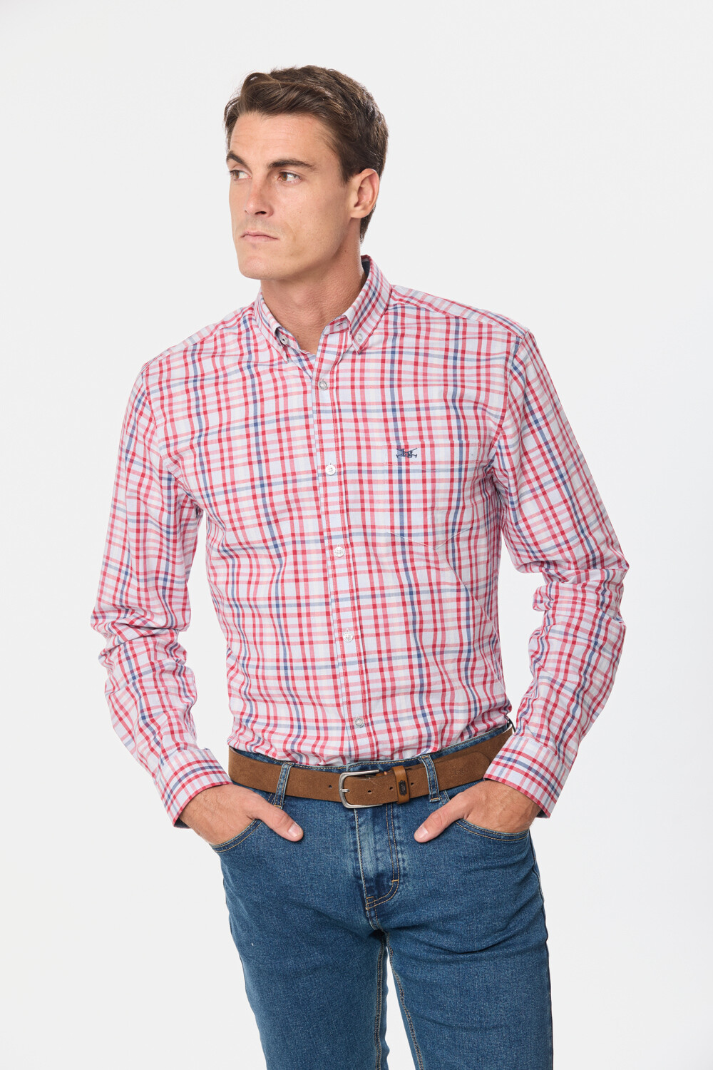 CAMISA CUADROS Rojo