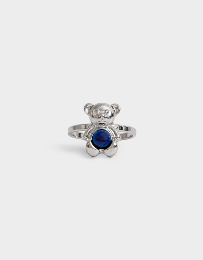 Anillos Medianos y Grandes Mood Anillo Osito Mood - Plateado