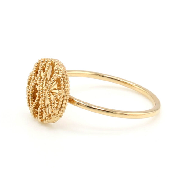 Anillo Solara de oro amarillo 18k. Anillo Solara de oro amarillo 18k.