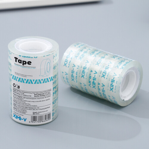 Cinta Transparente (1,2cm*20m) (6 Rollos) Cinta Transparente (1,2cm*20m) (6 Rollos)