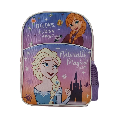 Mochila infantil Frozen Tafeta Chica 35 x 26 cm LILA
