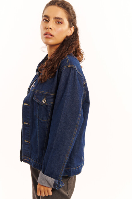 Campera jean oversize basic Campera jean oversize basic