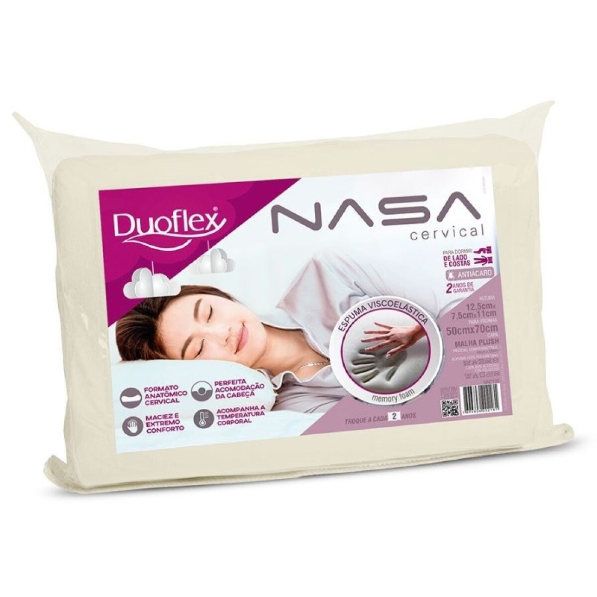 Almohada Duoflex Nasa Cervical Fresh At2100 