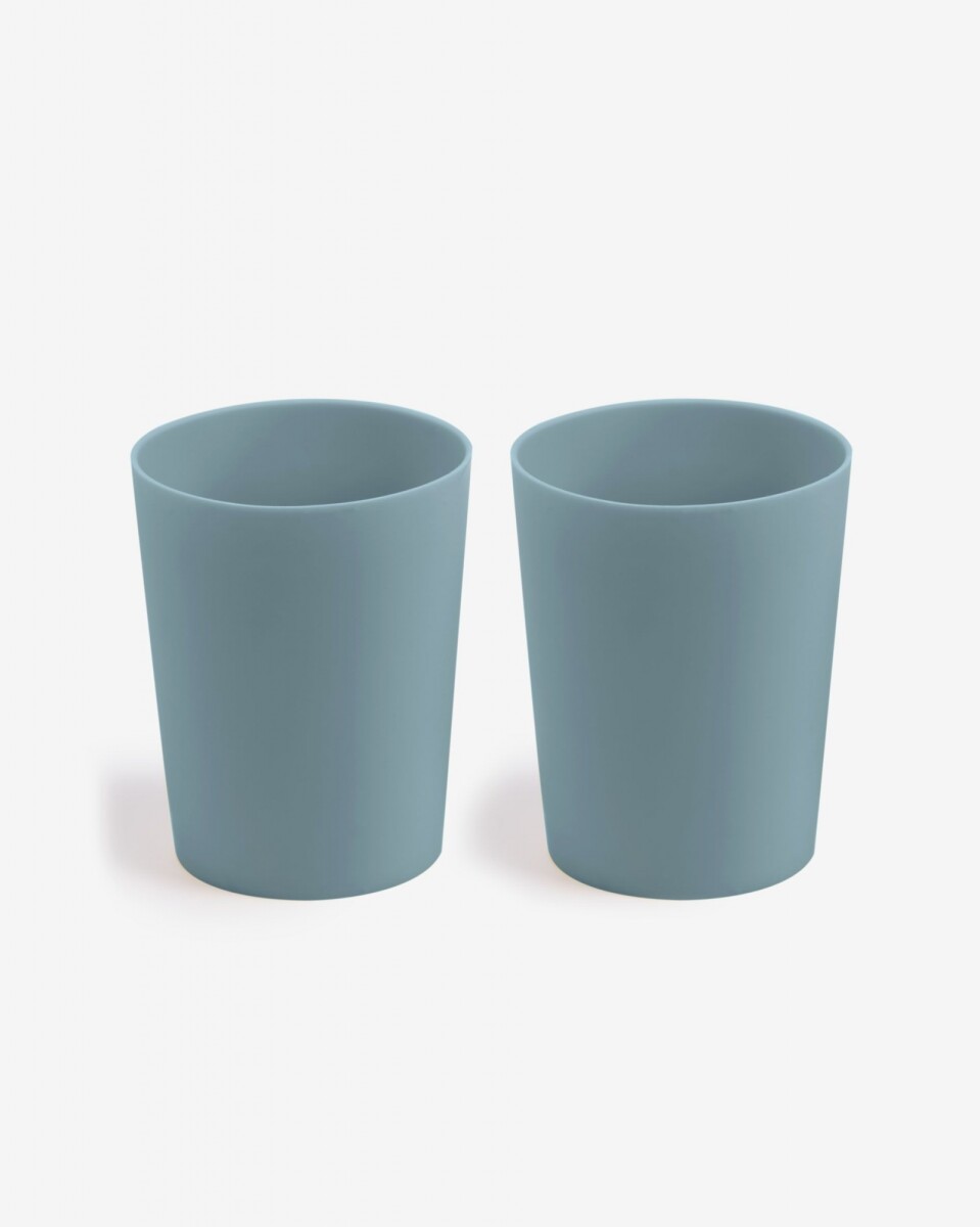 Set Epiphany de 2 vasos de silicona - azul 