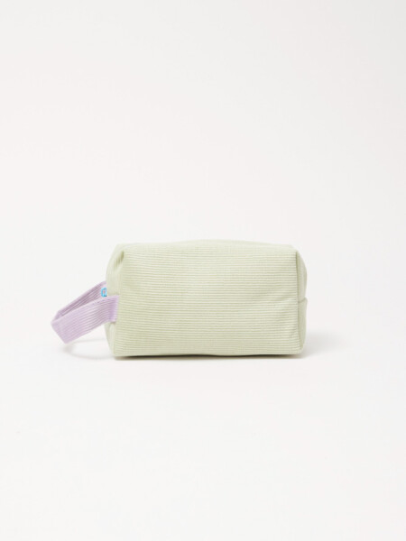 Cartuchera de pana Verde